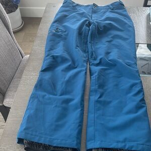 BOULDER GEAR Men’s Size M Ski Snow Pants Blue Polyester Outdoors Performance GUC